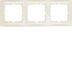 10238912 Okvir,  3-struki,  S.1, sa poljem za natpis,  horizontalno,  bijela sjajna