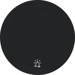 16202025 Tipka,  sa simbolom zvona,  R.1/R.3, crna sjajna