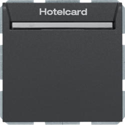 16409906 Odlagač hotelske kartice,  relejni sa cent.pločom,  S.1/B.3/B.7, antracit mat