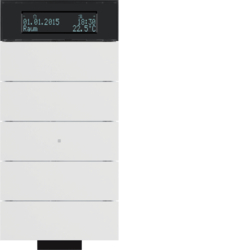 75665699 B.IQ IC dodirni senzor,  5-struki,  sa termostatom i displejem,  p.bijela mat