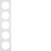 10152289 Okvir,  5-struki,  R.3, polarna bijela sjajna