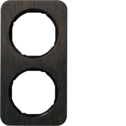 10122354 Okvir 2-struki,  R.1, hrast/crna sjajna,  obojeno drvo