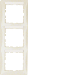 10138912 Okvir,  3-struki,  S.1, sa poljem za natpis,  vertikalno,  bijela sjajna