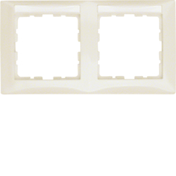 10228912 Okvir,  2-struki,  S.1, sa poljem za natpis,  horizontalno,  bijela sjajna