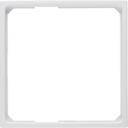 11091919 Adapter za centralnu ploču 50x50mm,  S.1/B.3/B.7, polarna bijela mat