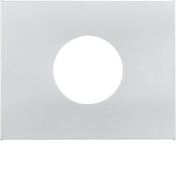 11657003 Centralna ploča za taster/svjet.signal E10, polje za natpis,  K.5, aluminij mat
