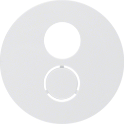 11962089 Centralna ploča za utičnicu za zvučnik,  R.1/R.3, polarna bijela sjajna