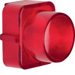 1222 Poklopac za taster i svjetlosni signal E10 1930/Glas/R.Classic crveno/transp