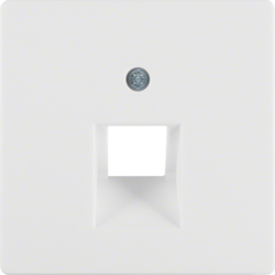 14076089 Centralna ploča za UAE utičnicu,  Q.1/Q.3, polarna bijela pliš, lakirano