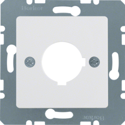 143209 Centralna ploča za signalne i komandne uređaje Ø 22,5 mm,  pol.bijela sjajna