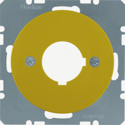 14322006 Centralna ploča za signalne i komandne uređaje Ø22,5 mm,  žuta sjajna