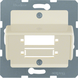 148002 Centralna ploča za LWL spojnice duplex SC,  sistem centralnih ploča,  bijela sjajna