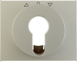 15047104 Cent.ploča za prekidač/taster za žaluzine na ključ, K.5, nehrđajući čelik mat
