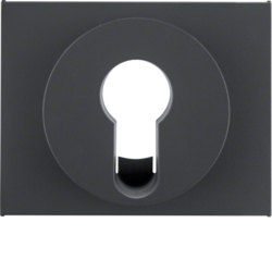 15057006 Centralna ploča za prekidač/taster na ključ, K.1, antracit mat,  lakirano