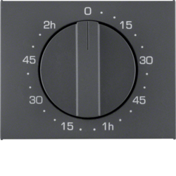 16357106 Centralna ploča za mehanički tajmer 120 min,  K.1, antracit mat,  lakirano