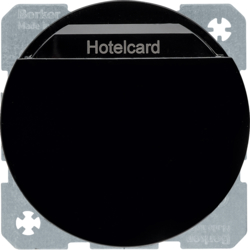 16402045 Odlagač hotelske kartice,  relejni sa cent.pločom,  R.1/R.3, crna sjajna