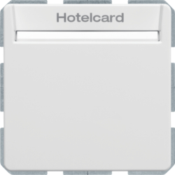 16406099 Odlagač hotelske kartice,  relejni sa cent.pločom,  Q.1/Q.3, p.bijela pliš