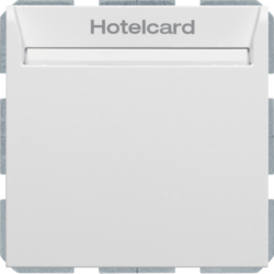 16409909 Odlagač hotelske kartice,  relejni sa cent.pločom,  S.1/B.3/B.7, p.bijela mat