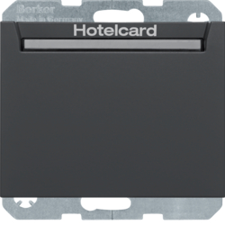 16417116 Odlagač hotelske kartice,  relejni sa cent.pločom,  K.1/K.5, antracit mat
