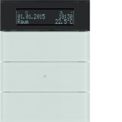 75663590 B.IQ dodirni senzor,  3-struki,  sa termostatom i displejem,  stalko,  p.bijela