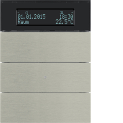 75663593 B.IQ dodirni senzor,  3-struki,  sa termostatom i displejem,  nehrđajući čelik