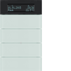 75664590 B.IQ dodirni senzor,  4-struki,  sa termostatom i displejem,  stalko,  p.bijela