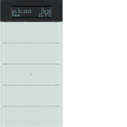 75665590 B.IQ dodirni senzor,  5-struki,  sa termostatom i displejem,  stalko,  p.bijela