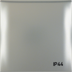 918282568 Okvir,  1-struki,  sa poklopcem i natpisom "IP44", Integro Flow,  hrom mat,  lakiran
