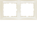 10228912 Okvir,  2-struki,  S.1, sa poljem za natpis,  horizontalno,  bijela sjajna