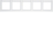 10256019 Okvir,  5-struki,  Q.1, sa poljem za natpis,  horizontalno,  polarna bijela pliš