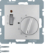 20311404 Termostat,  1NC,  24V AC/DC,  sa prek,  cent. pločom i LED sig,  B.7, aluminij mat