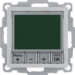 20441404 Termostat,  digitalni,  1NO,  centr.ploča,  B.7, aluminij mat