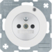 6765092089 Utičnica,  sa štiftom,  kontrolnim LED,  zaštitom za djecu,  R.1/R.3, p.bijela